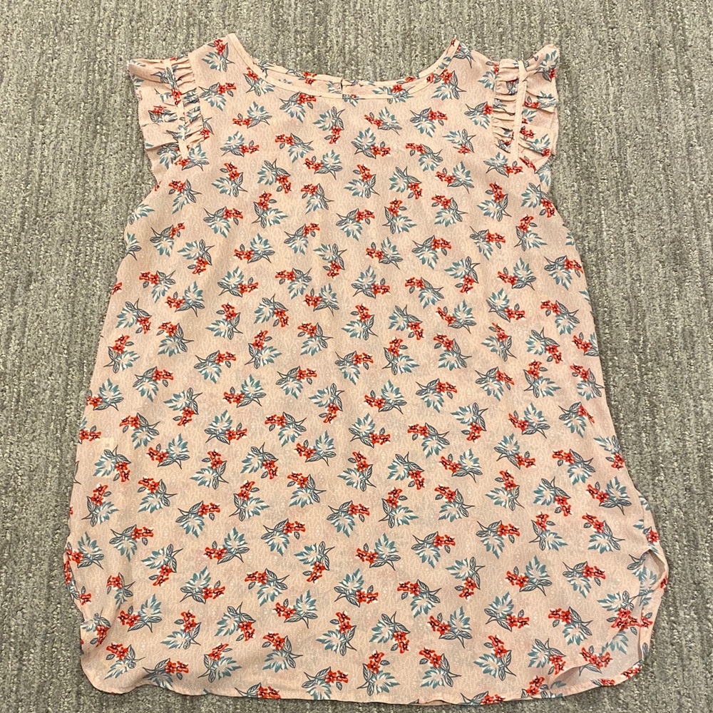 LOFT Floral Print Blouse